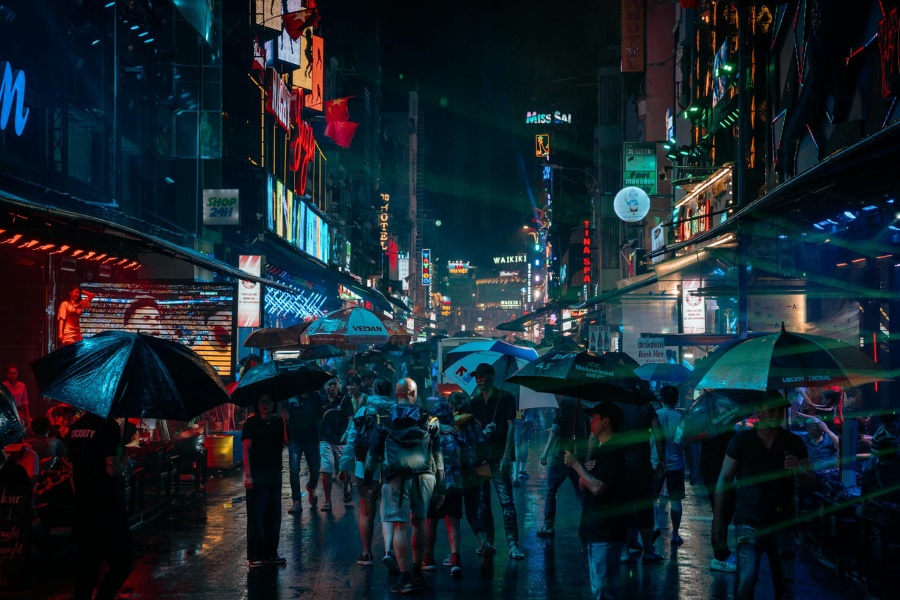 rainy season in ho chi minh city