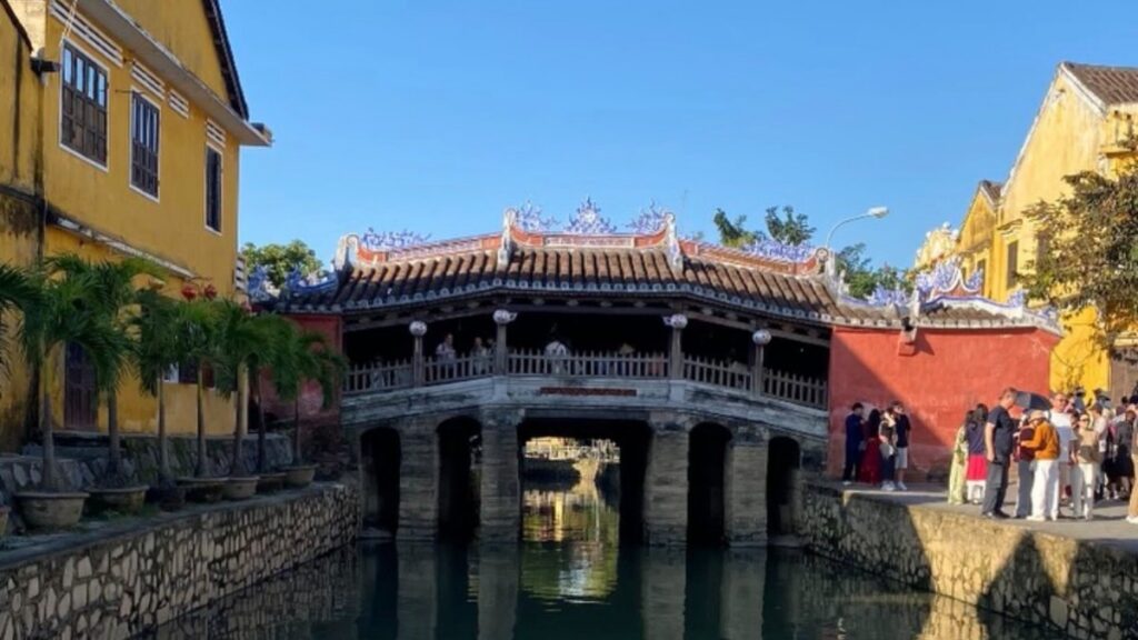 The Japanese Covered Bridge in Hoi An old town, a stop worth planning days for in Vietnam
