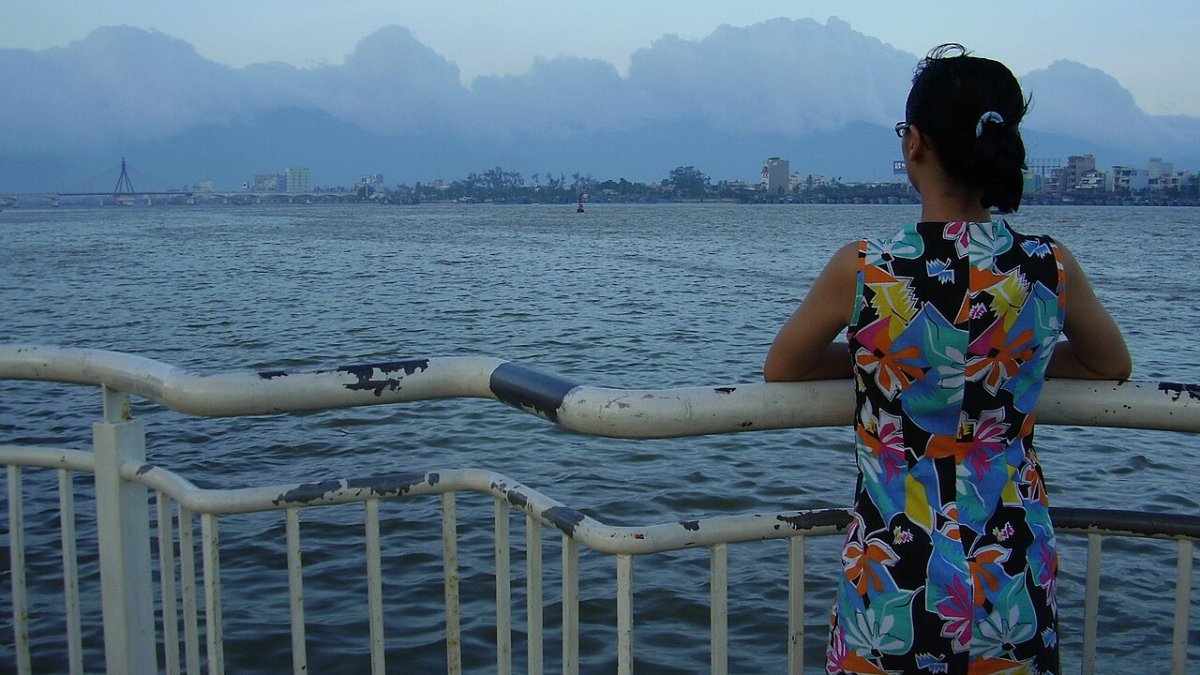 A view over the Han River in Da Nang