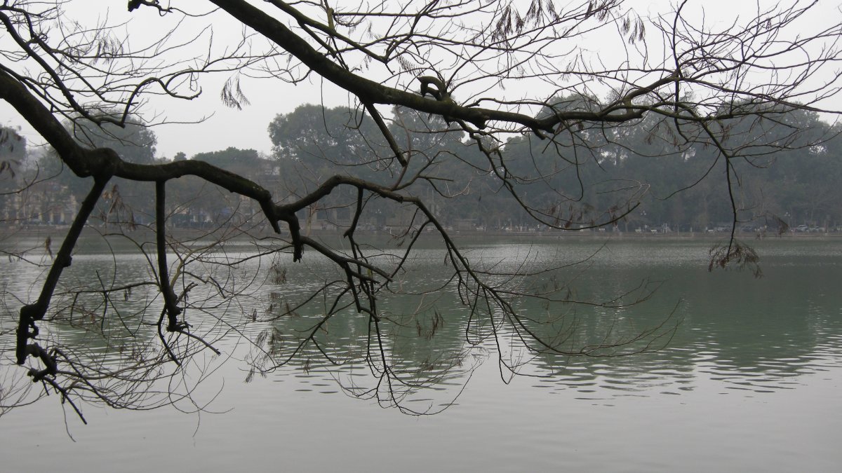 Hoan Kiem Lake in the heart of Hanoi