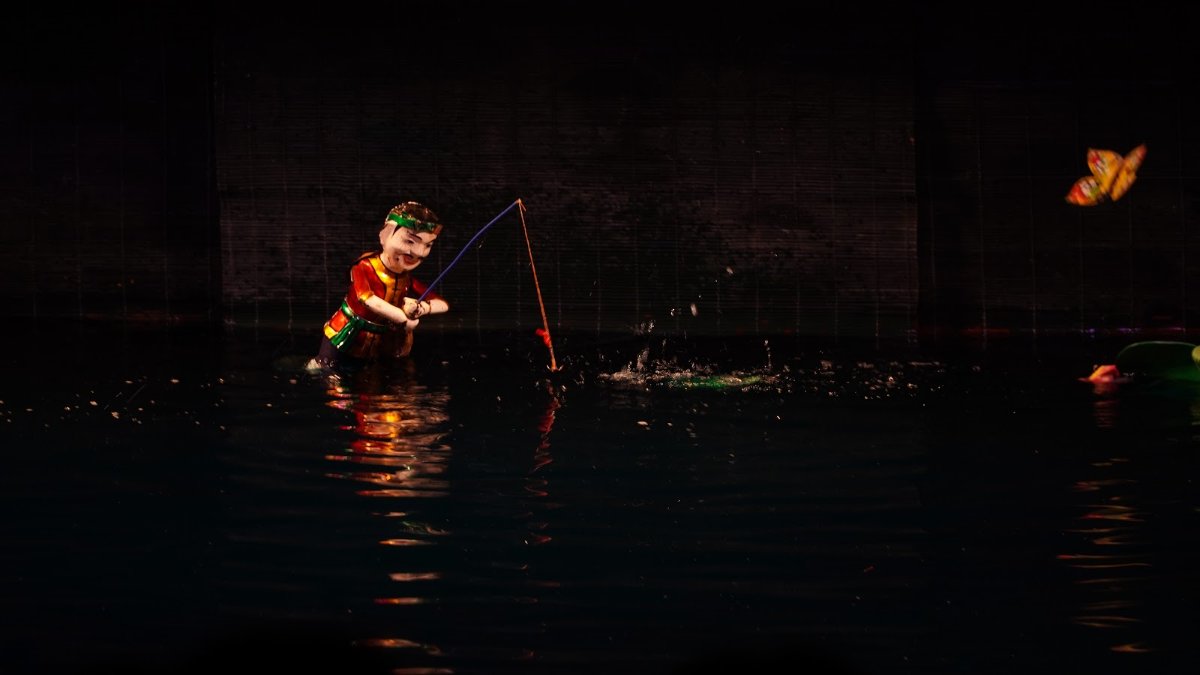 Water puppet theatre near Hanoi's Old Quarter